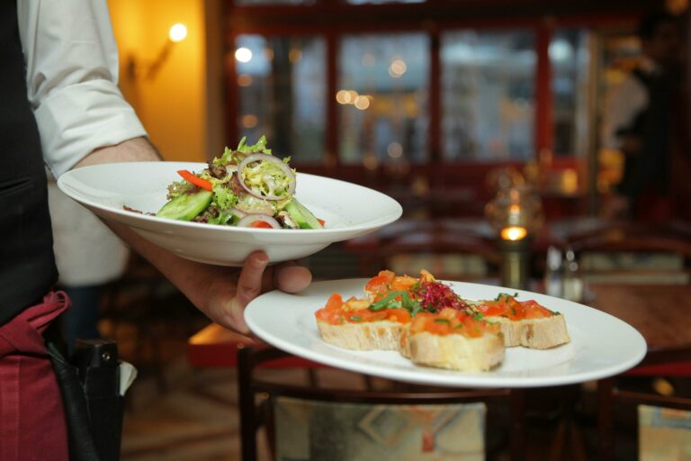 dishes at maroush lebanese restaurant in london