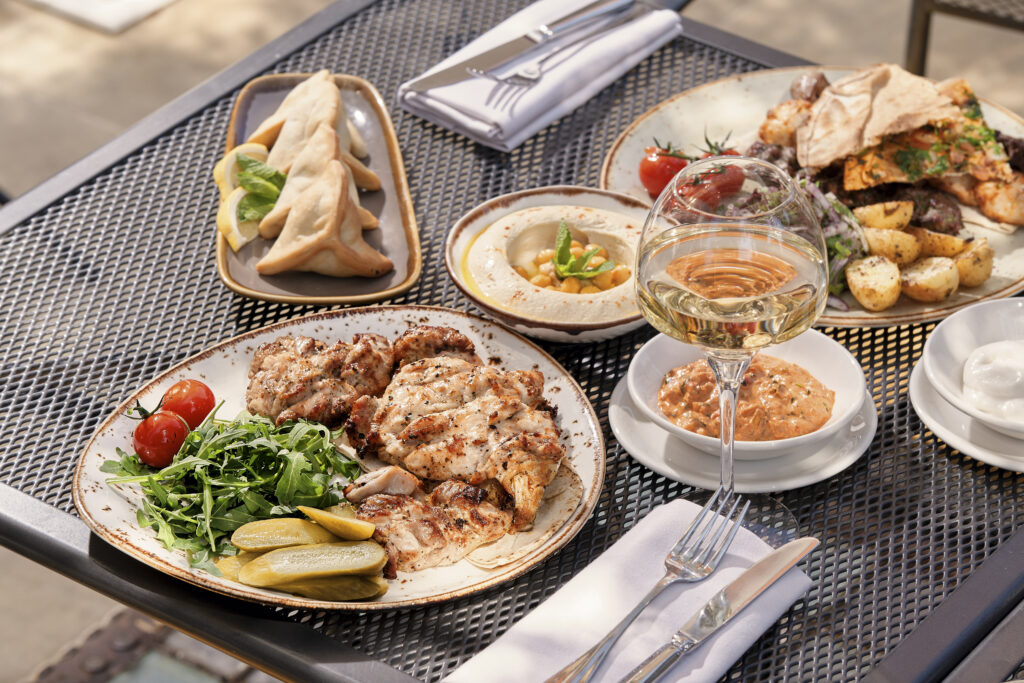Lebanese cuisine at Maroush in London