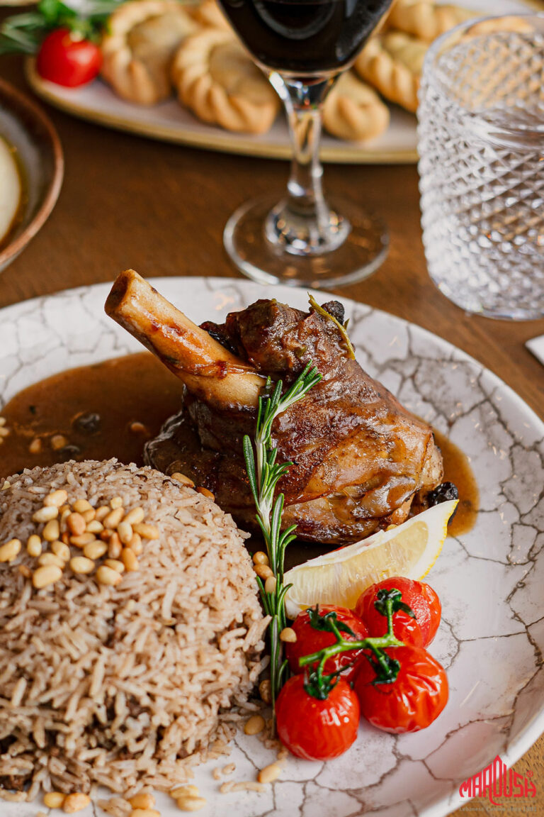 Middle Eastern food in London at Maroush