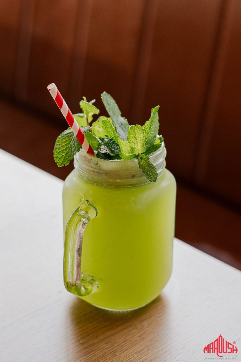 Drink served at Maroush