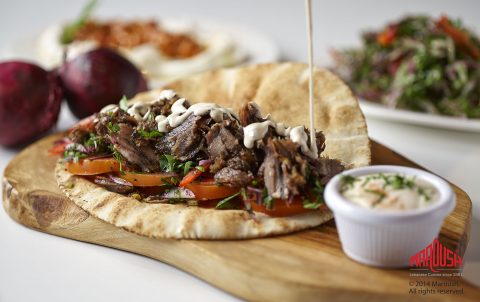 Best Middle Eastern food in London at Maroush