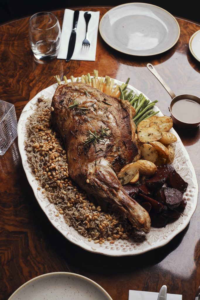 delicious food served at Maroush