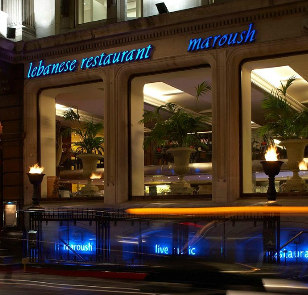 Middle Eastern restaurant in London