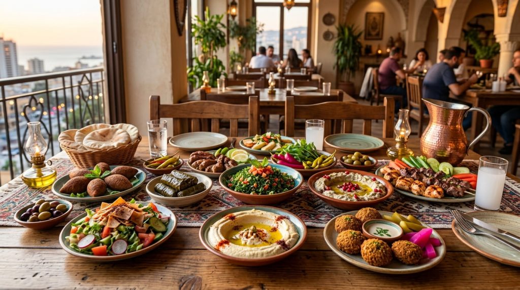 Lebanese Food on the Table