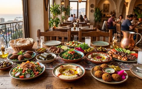 Lebanese Food on the Table