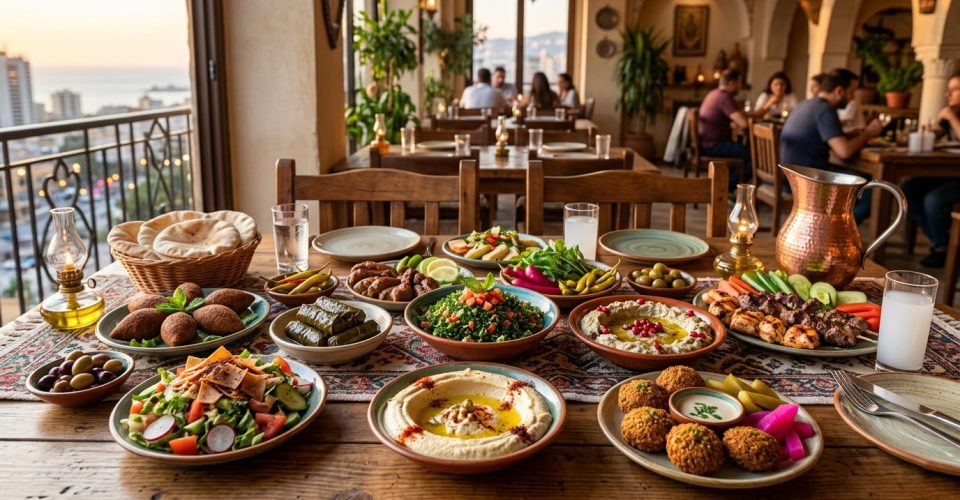 Lebanese Food on the Table