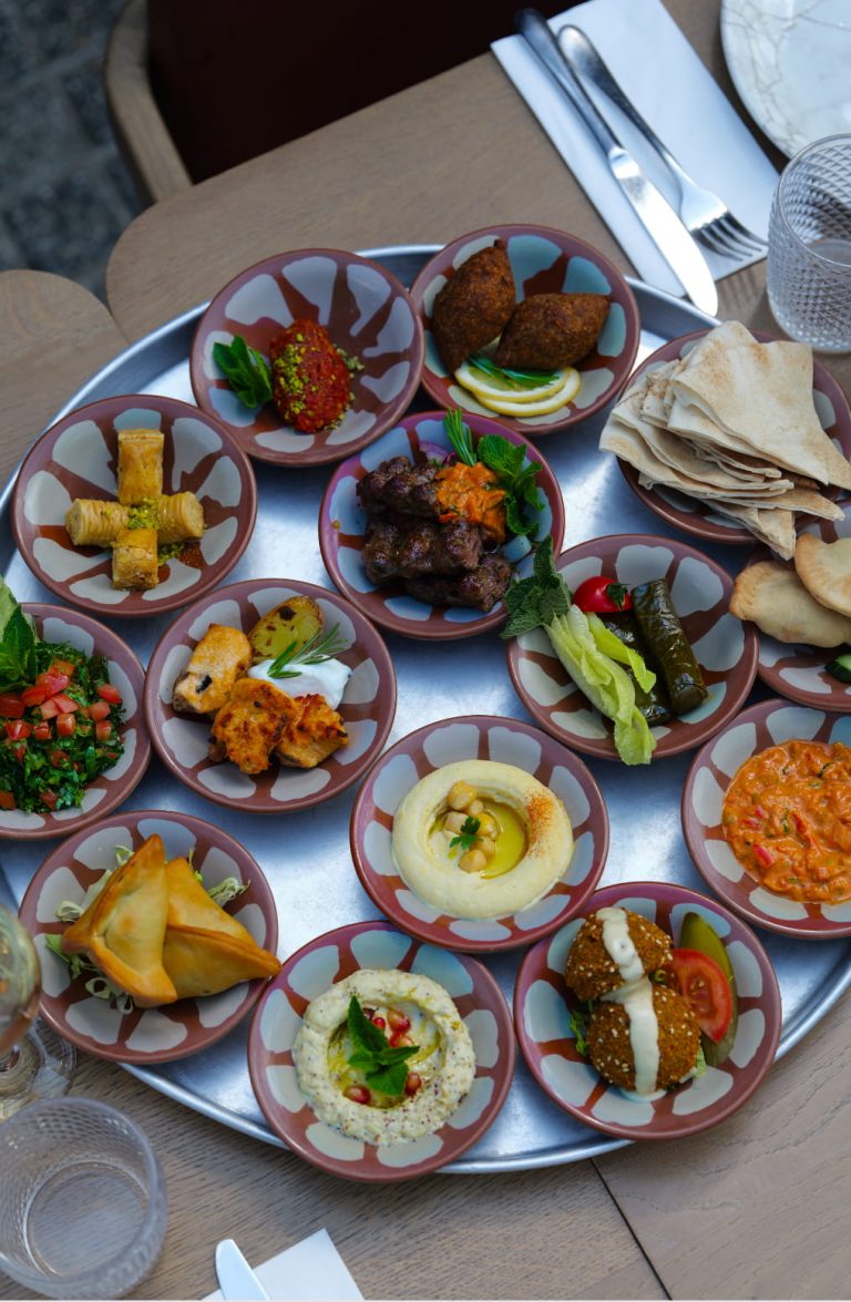 Lebanese food at Maroush