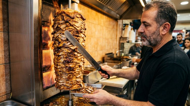 Shawarma Making Process