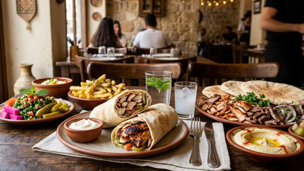 Mixed platter best Lebanese restaurant Edgware Road