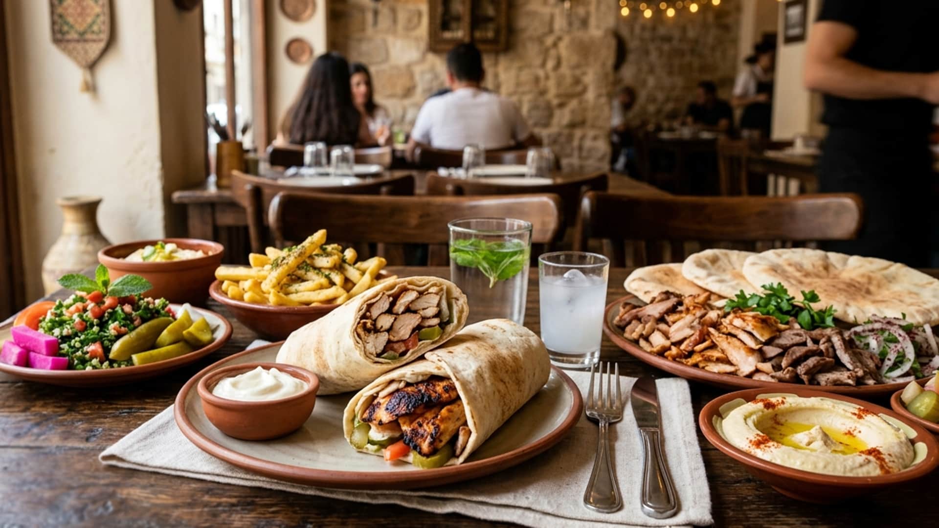 Mixed platter best Lebanese restaurant Edgware Road