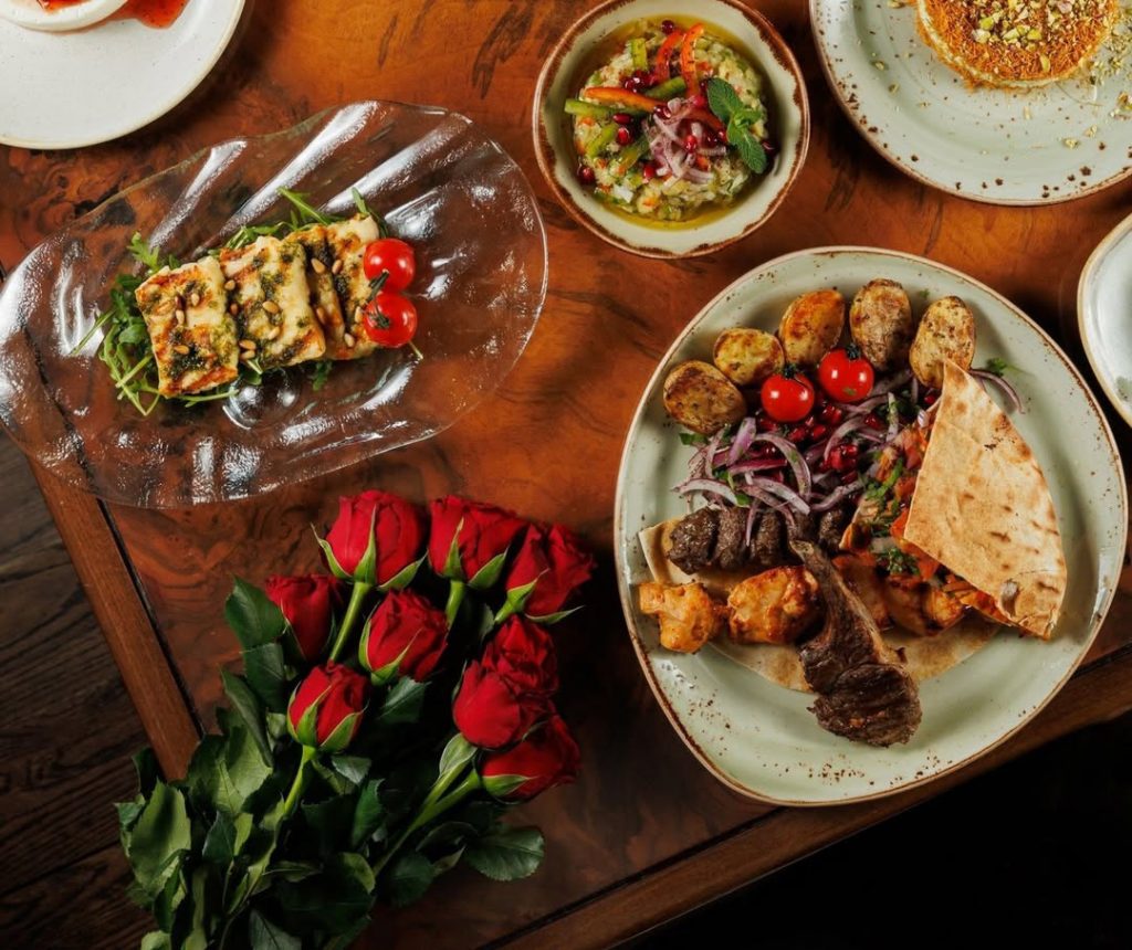 Lebanese mezze at Maroush